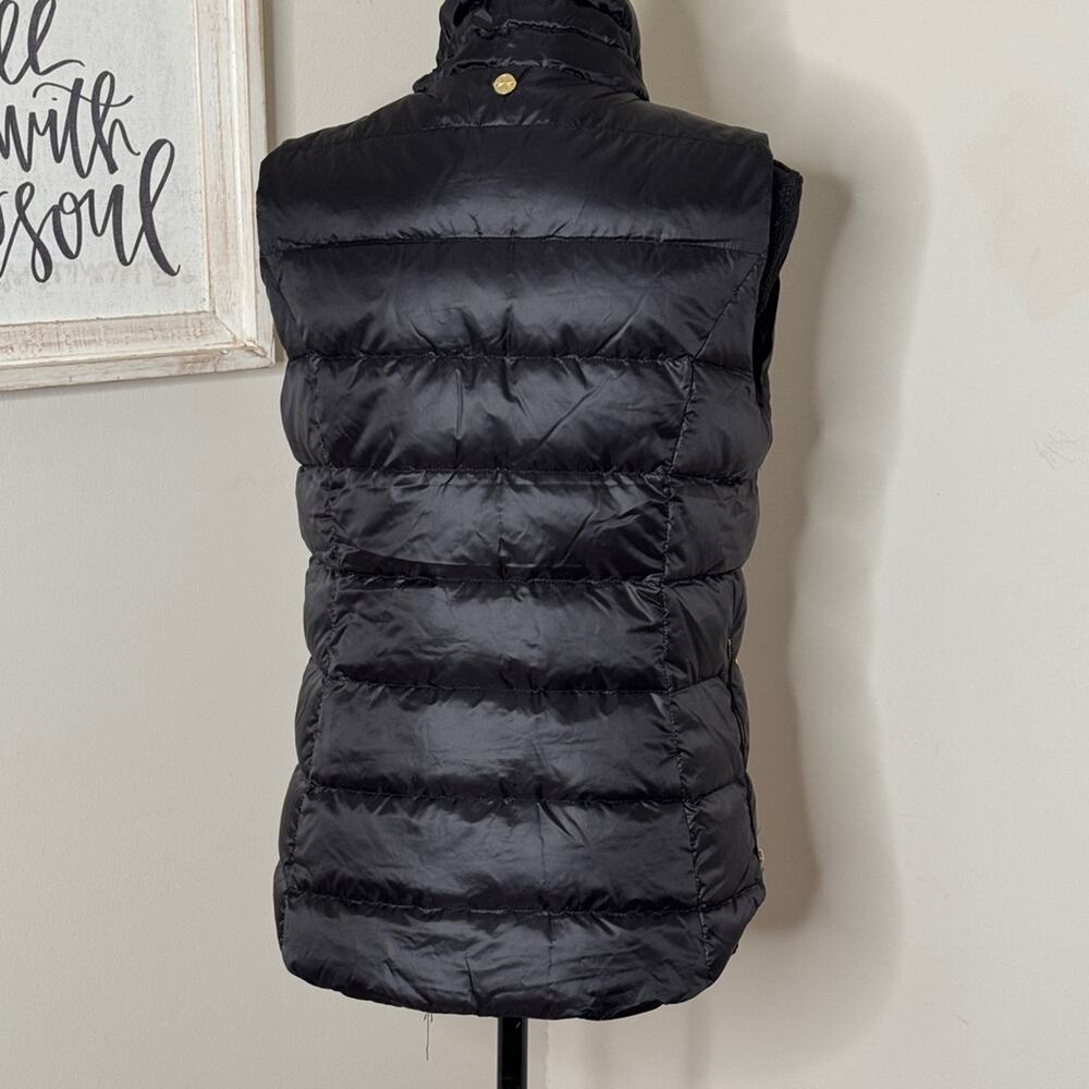 Lilly Pulitzer Down Pembrooke Full Zip Puffer Vest Black Size S - Picture 3 of 6